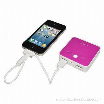Power Bank with Dual USB Port for Emergency Charge Mobile Phone